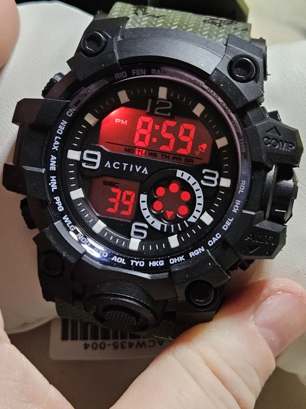Activa Endurance X Invicta Men's Digital Watch (Model ACW435-004)